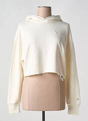 Sweat-shirt beige CHAMPION pour femme seconde vue