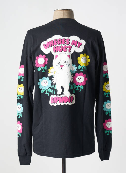 T-shirt noir RIPNDIP pour homme