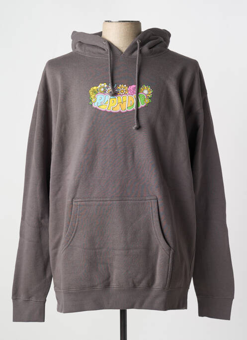 Sweat-shirt gris RIPNDIP pour homme
