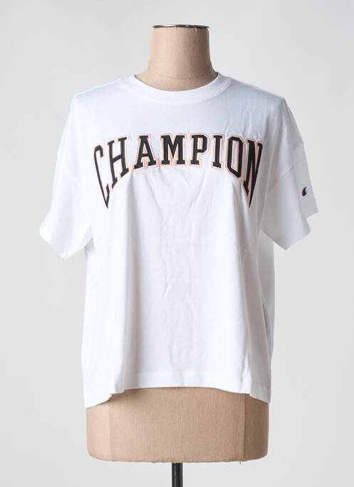 T-shirt blanc CHAMPION pour femme