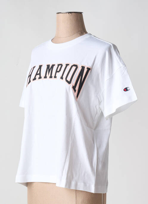 T-shirt blanc CHAMPION pour femme