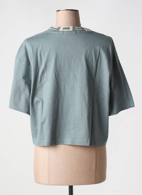 T-shirt bleu OBEY pour femme