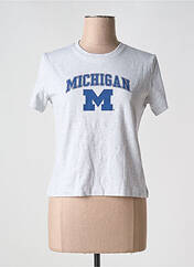 T-shirt gris CHAMPION pour femme seconde vue