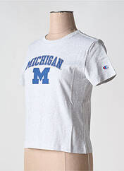 T-shirt gris CHAMPION pour femme seconde vue