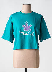 T-shirt vert TEALER pour femme seconde vue
