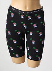 Cycliste noir OBEY pour femme seconde vue