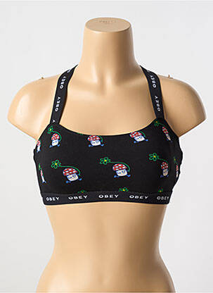 Lingerie noir OBEY femme
