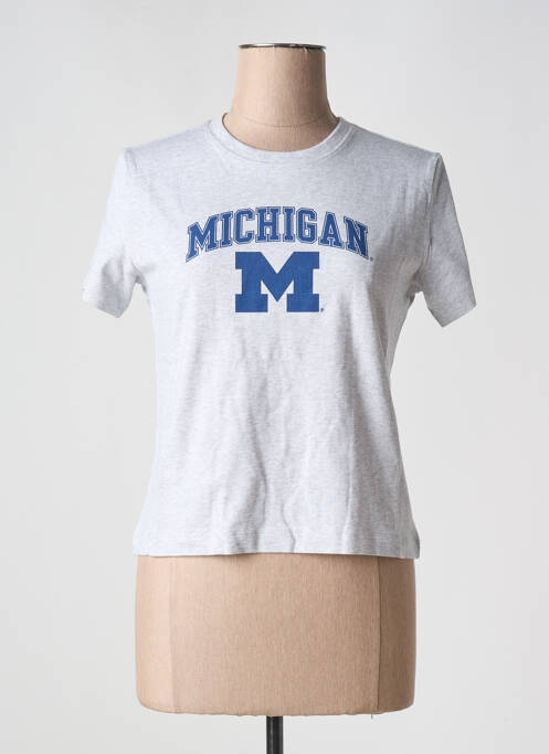 T-shirt gris CHAMPION pour femme