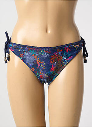Bas de maillot de bain bleu SUPERDRY femme