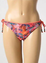 Bas de maillot de bain orange SUPERDRY femme