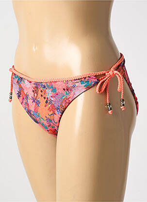 Bas de maillot de bain orange SUPERDRY femme