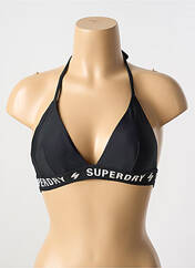 Haut de maillot de bain noir SUPERDRY pour femme seconde vue