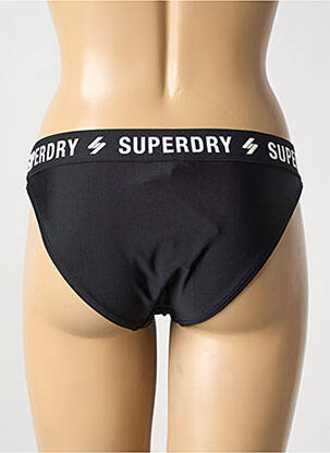 Bas de maillot de bain noir SUPERDRY femme
