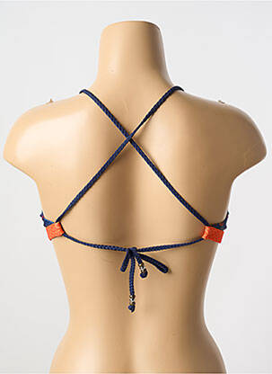 Haut de maillot de bain bleu SUPERDRY femme