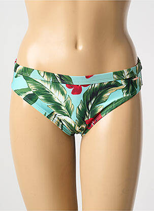 Bas de maillot de bain vert SUPERDRY femme