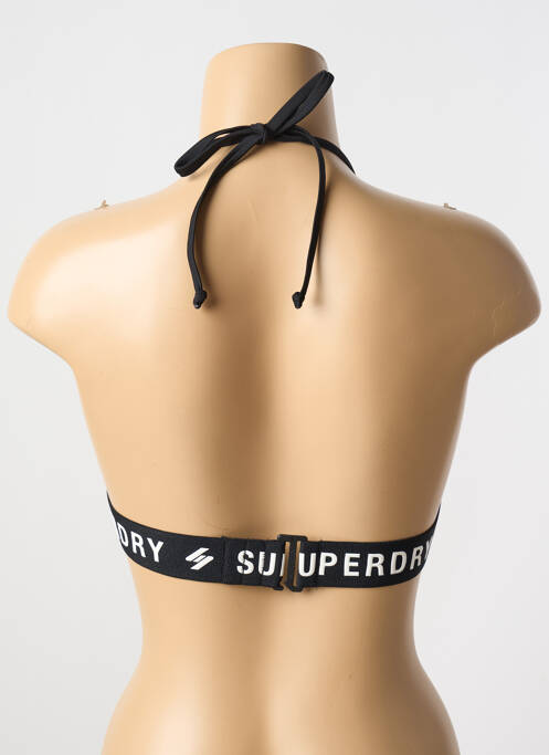Haut de maillot de bain noir SUPERDRY pour femme