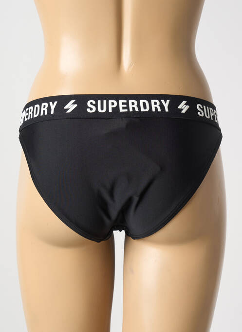 Bas de maillot de bain noir SUPERDRY pour femme