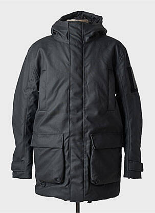 Parka noir RAINS homme