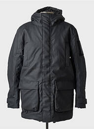 Parka noir RAINS homme