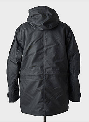 Parka noir RAINS homme