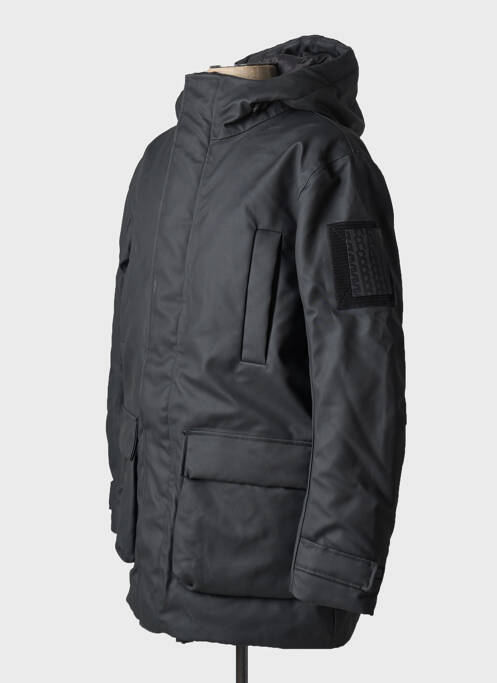 Parka noir RAINS pour homme