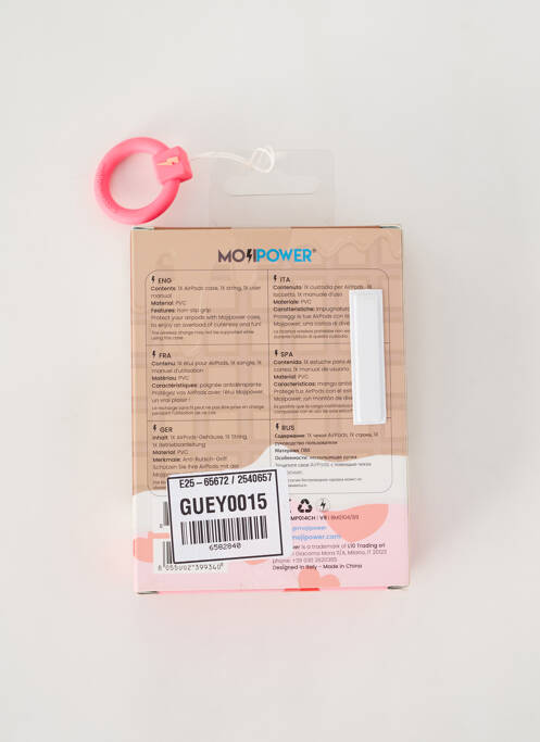 Accessoire divers multicolore MOJIPOWER pour unisexe