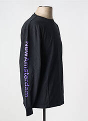 T-shirt noir NEW AMSTERDAM SURF ASSOCIATION pour homme seconde vue