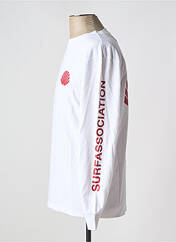 T-shirt blanc NEW AMSTERDAM SURF ASSOCIATION pour homme seconde vue
