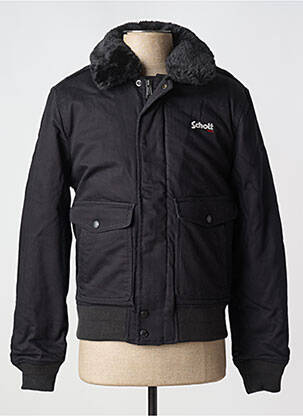 Blouson noir SCHOTT homme