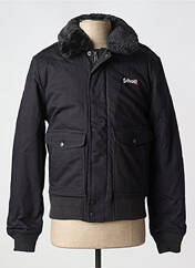 Blouson noir SCHOTT pour homme seconde vue