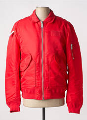 Blouson rouge SCHOTT pour homme seconde vue