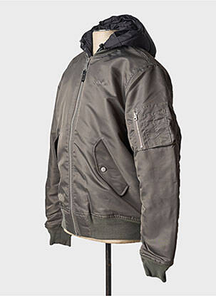 Blouson gris SCHOTT homme