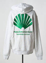 Sweat-shirt gris NEW AMSTERDAM SURF ASSOCIATION pour homme seconde vue