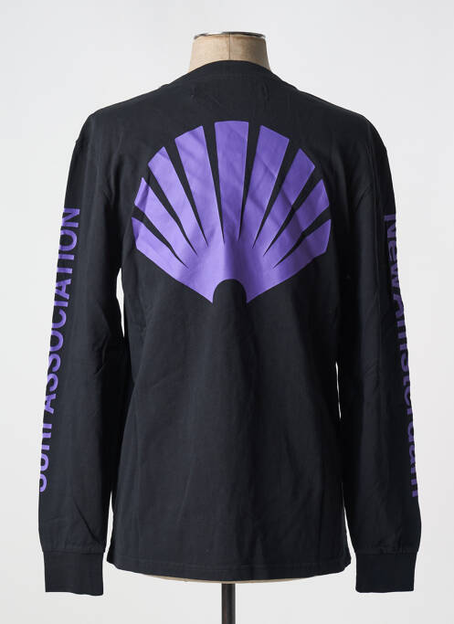 T-shirt noir NEW AMSTERDAM SURF ASSOCIATION pour homme