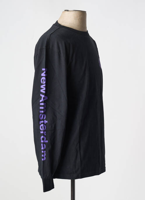 T-shirt noir NEW AMSTERDAM SURF ASSOCIATION pour homme