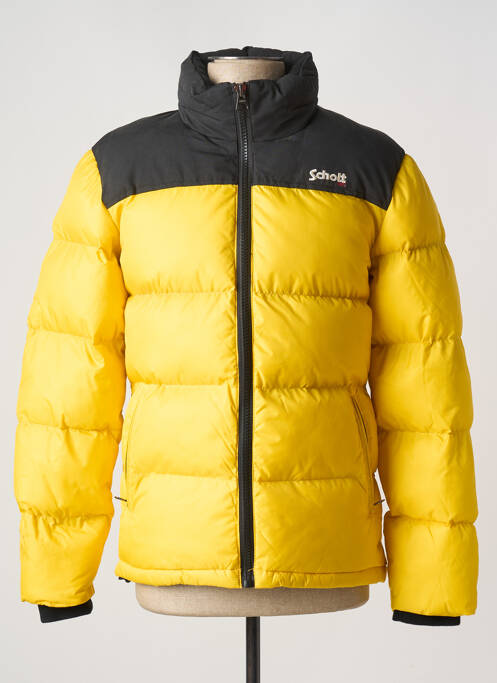 Doudoune jaune SCHOTT pour homme