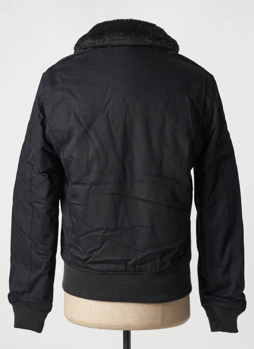 Blouson noir SCHOTT pour homme