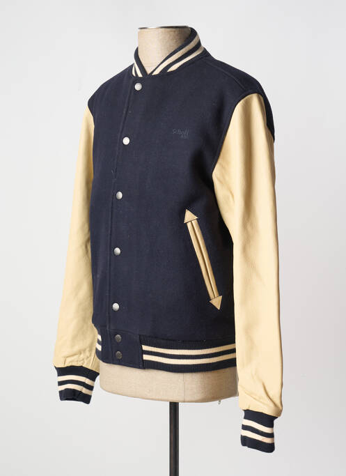 Blouson bleu SCHOTT homme