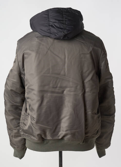 Blouson gris SCHOTT pour homme