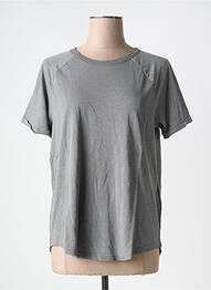 T-shirt gris ECOALF femme