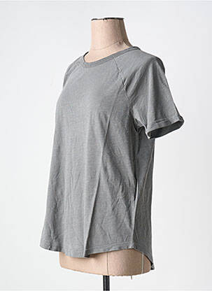 T-shirt gris ECOALF femme