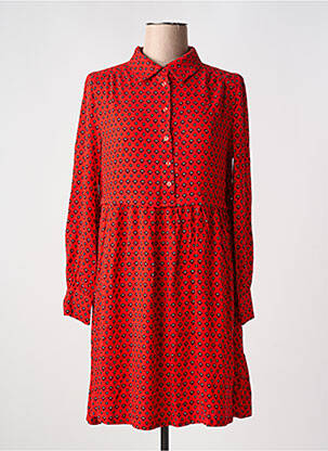 Robe courte rouge GRACE & MILA femme