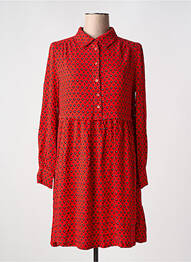 Robe courte rouge GRACE & MILA femme