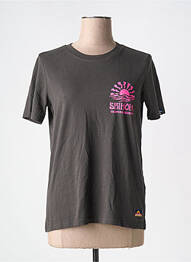 T-shirt noir SUPERDRY femme