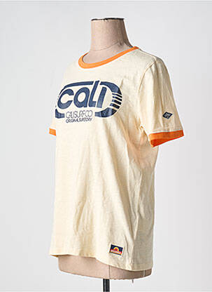 T-shirt beige SUPERDRY femme