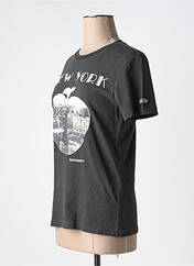 T-shirt noir SUPERDRY pour femme seconde vue