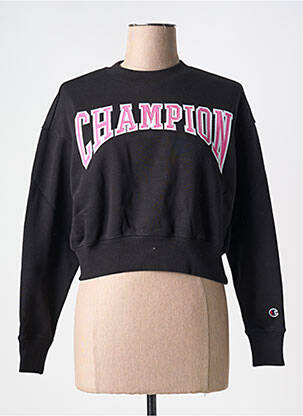 Sweat-shirt noir CHAMPION femme