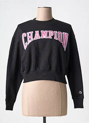 Sweat-shirt noir CHAMPION pour femme seconde vue