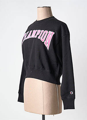 Sweat-shirt noir CHAMPION femme