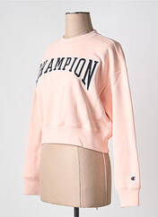 Sweat-shirt rose CHAMPION pour femme seconde vue